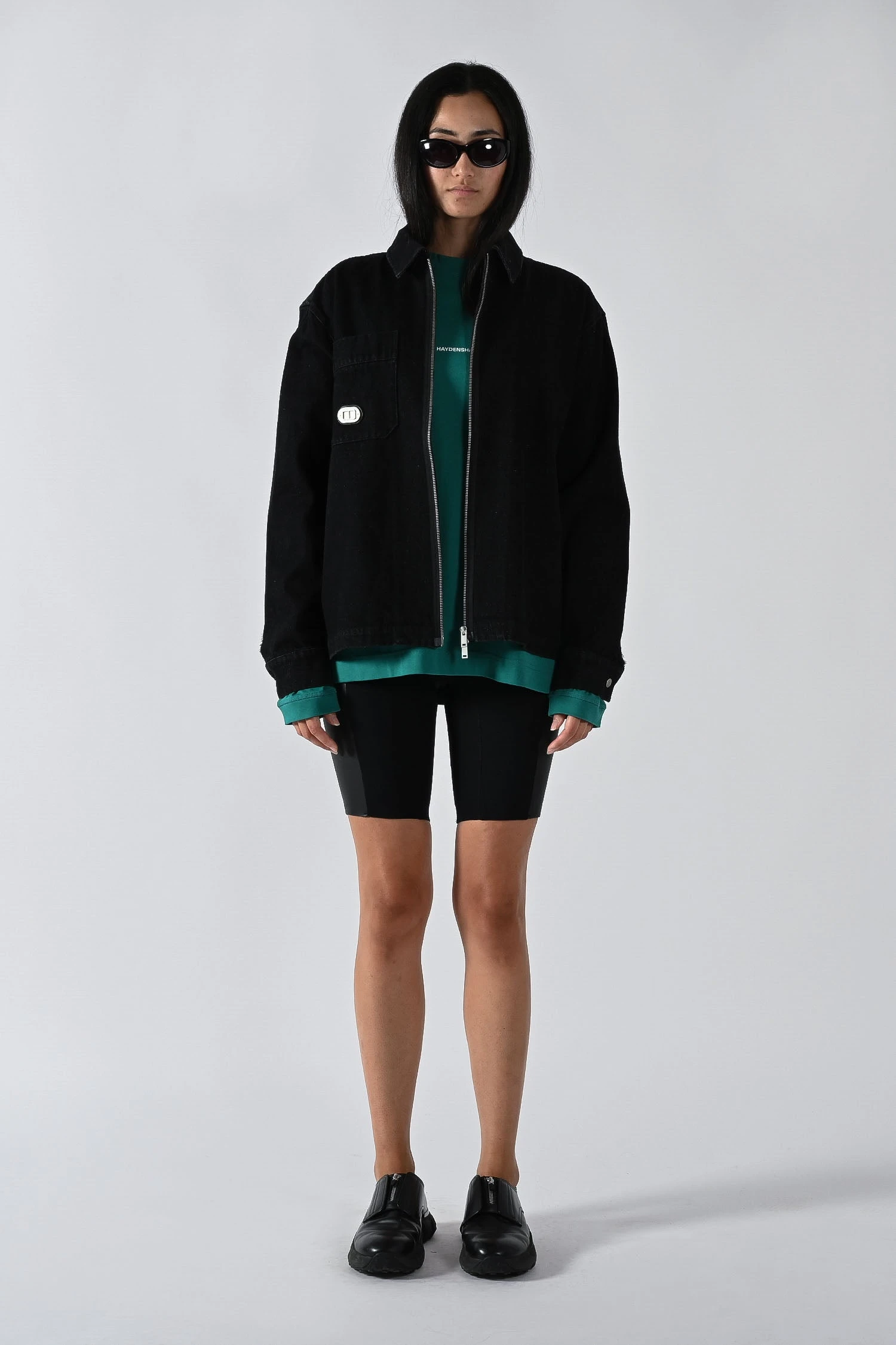 Denim Drop Shirt Jacket - Black 4 Denim Drop Shirt Jacket - Black - Image 2