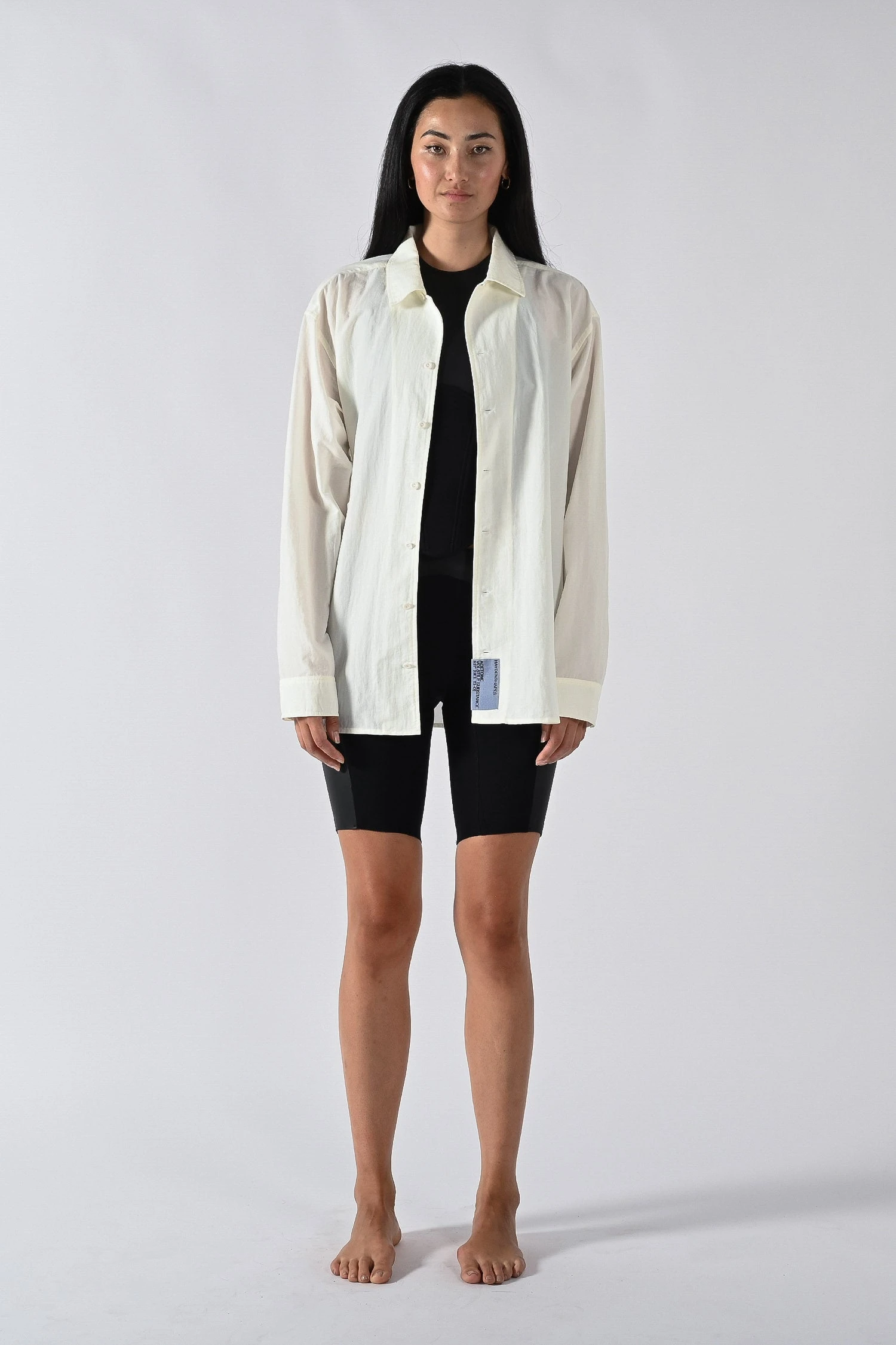 High Water Sun Resistant Swim Shirt - White 8 High Water Sun Resistant Swim Shirt - White - Image 6