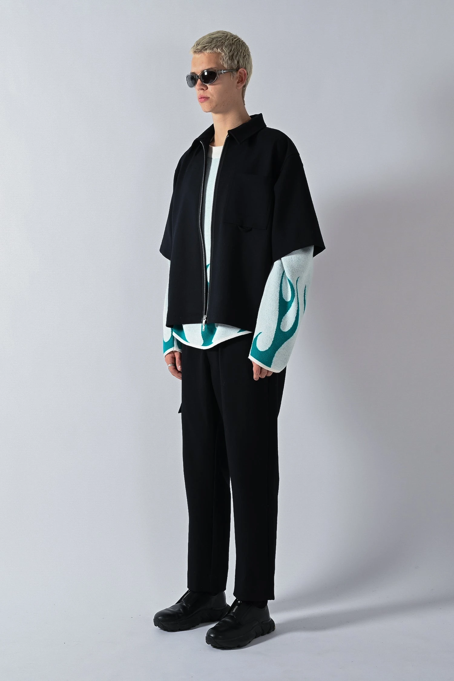 Merino Patch Zip Shirt 5 Merino Patch Zip Shirt - Image 3