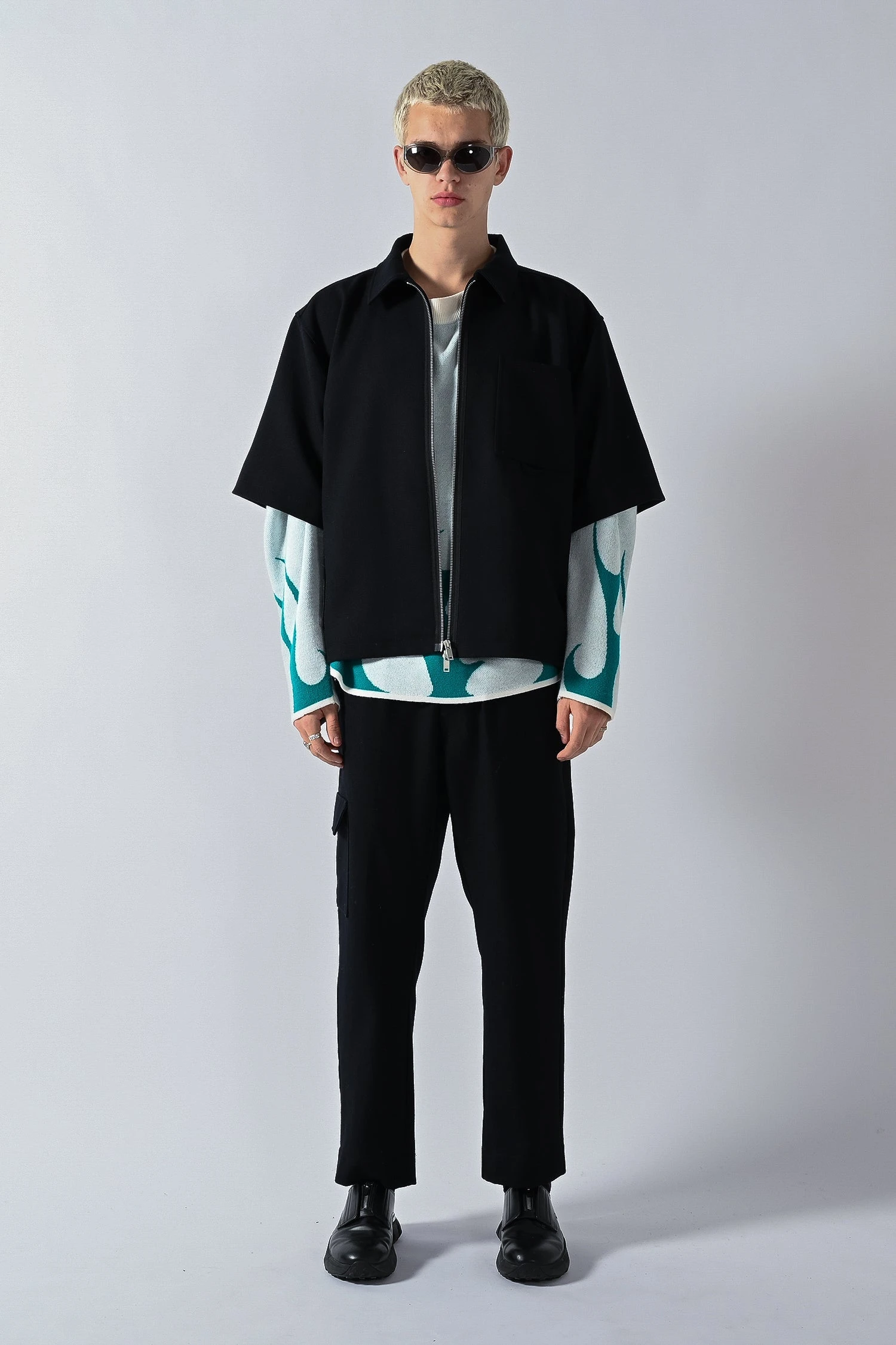 Merino Patch Zip Shirt 4 Merino Patch Zip Shirt - Image 2