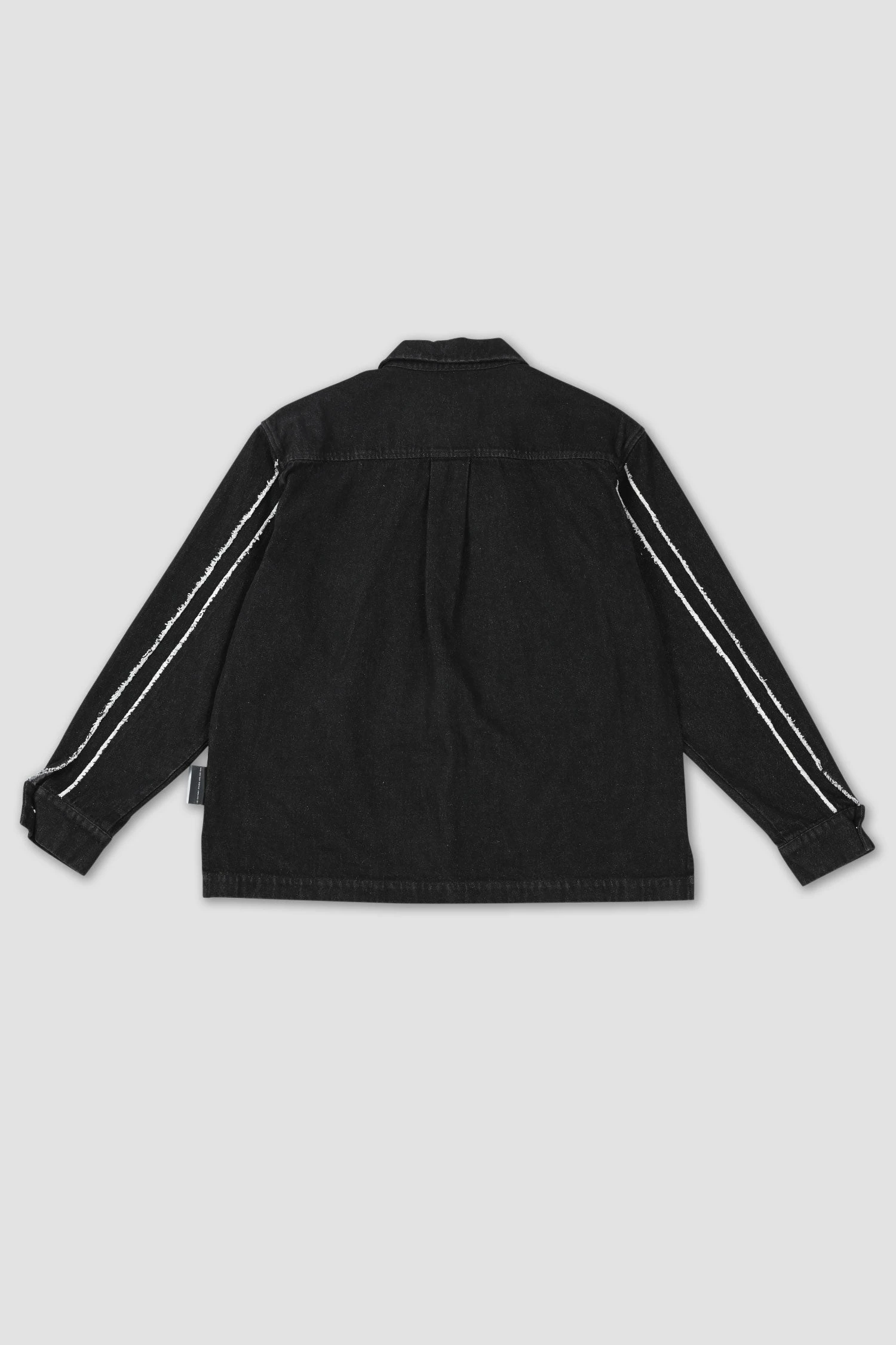 Denim Drop Shirt Jacket - Black 6 Denim Drop Shirt Jacket - Black - Image 4