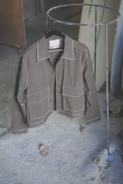 Prospect Cinch Cropped Jacket - Thyme -FCS Sales Store DSCF3057