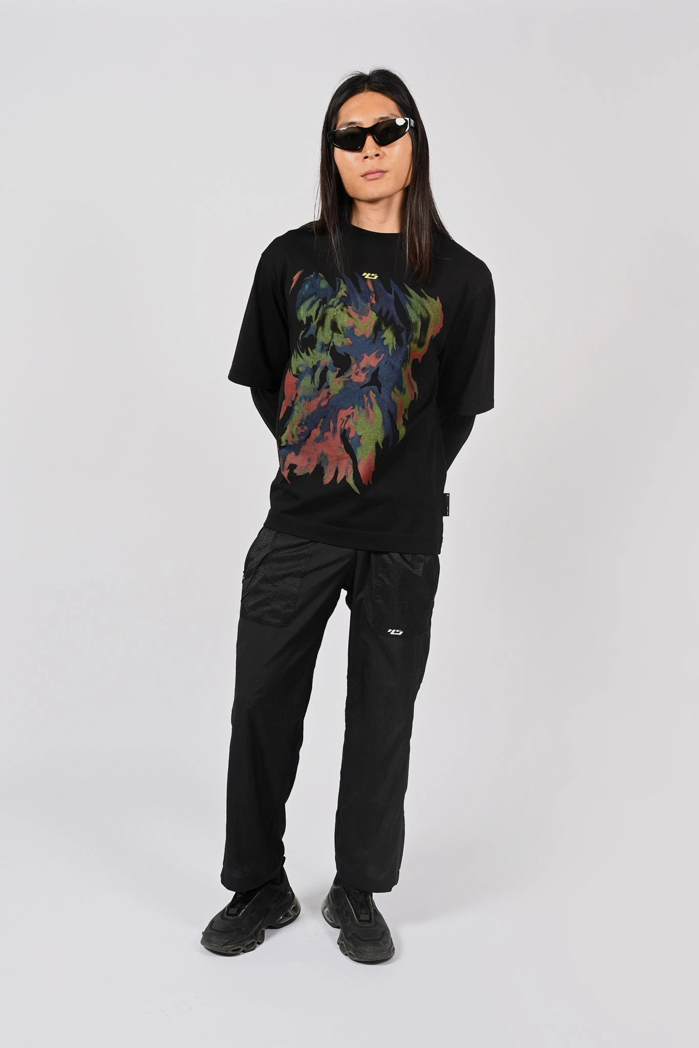 LS Double Tee Bleached Flame 4 LS Double Tee Bleached Flame - Image 2