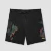 Full Rotation Boardshorts Bleached FlameUnisex -FCS Sales Store Flatlays Front and Back FULL ROTATION FRONT