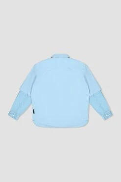 LS Double Layer Wave Seam Shirt -FCS Sales Store Flatlays FrontandBack 0048 LSDoubleShirt Back