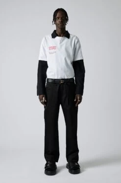 Bay Wide Pant - Black -FCS Sales Store HS 22AP 1002B SHAPERS TEE AP1000 WHITE FRONT c5f73fb3 ca32 4581 992a 6f9938b4396e