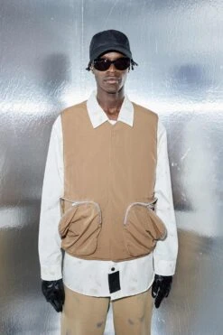 Insulated Gilet Buster -FCS Sales Store HS 22AP 1028 INSULATED GILET BUSTER ASH BROWN STYLE WEB