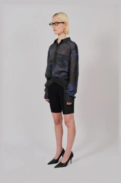 LS Sheer Black Sea Button Up ShirtUnisex -FCS Sales Store HS SS24 3003 Angle 0ef88382 0482 4fa0 96b8 34045536b551