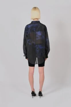 LS Sheer Black Sea Button Up ShirtUnisex -FCS Sales Store HS SS24 3003 Back 4d9f9dc0 e25e 4a2d b90c 7559afd2bd87