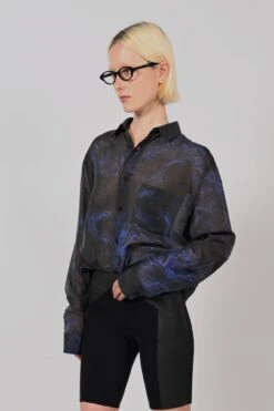LS Sheer Black Sea Button Up ShirtUnisex -FCS Sales Store HS SS24 3003 D3 75226fc9 86b4 4715 926d 6976e3751ab8