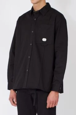 Concave Oversize Shirt - Black -FCS Sales Store IMG 4501 31d1bdd3 582d 4fed a2dc e76a4eb53a95
