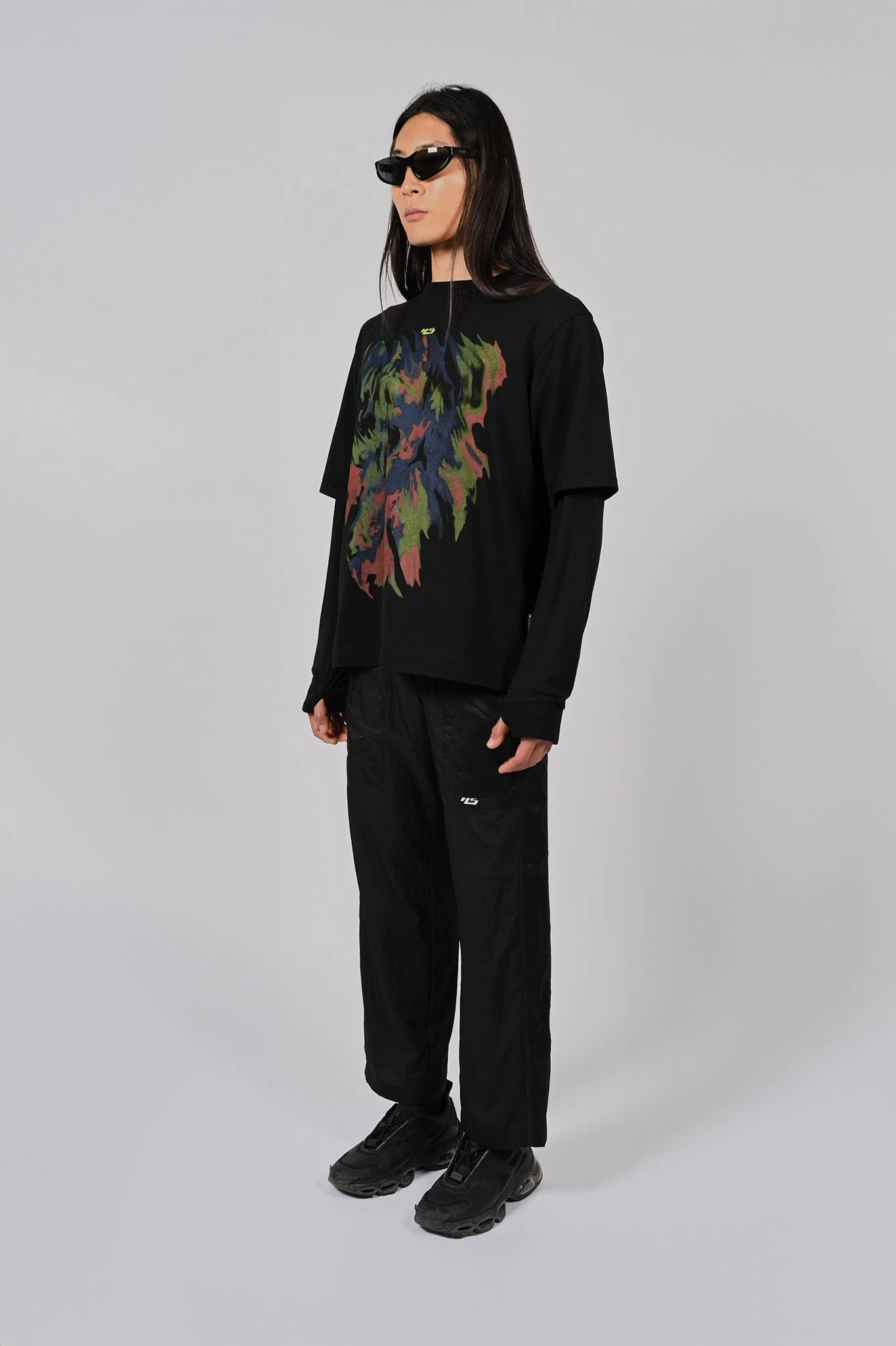 LS Double Tee Bleached Flame 6 LS Double Tee Bleached Flame - Image 4