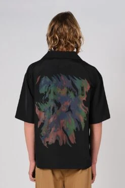 SS High Water Shirt Bleached Flames -FCS Sales Store M HS SS24 3005 D1