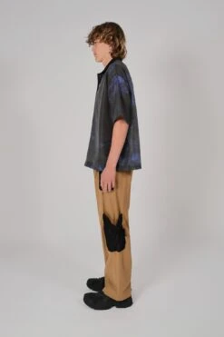 Sheer Black Sea Polo Tee -FCS Sales Store M HS SS24 3006 Side