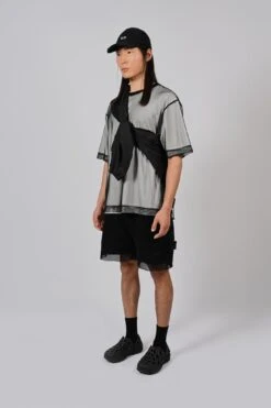 PlexusTM Mesh Layered Shorts 14 PlexusTM Mesh Layered Shorts -FCS Sales Store M HS SS24 4007 Angle