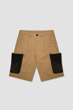 Net Pocket Cargo Shorts