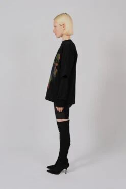 LS Double Tee Bleached FlameUnisex -FCS Sales Store W HS SS24 1004 Side 7cd371d5 dcce 4db5 a7da d01765666652