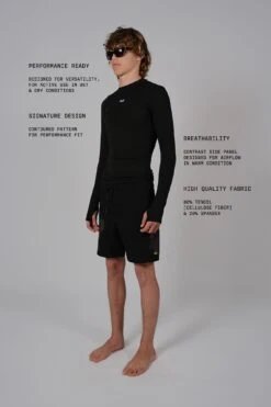 LS Axolotl Rash Shirt -FCS Sales Store W HS SS24 1008 Angle V2