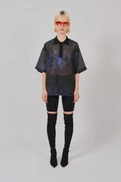 Sheer Black Sea PoloTeeUnisex -FCS Sales Store W HS SS24 3006 Front