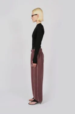 Volume Track Pants - BurgundyUnisex -FCS Sales Store W PANTS Side